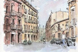 URBAN SKETCHING: BARCELONA